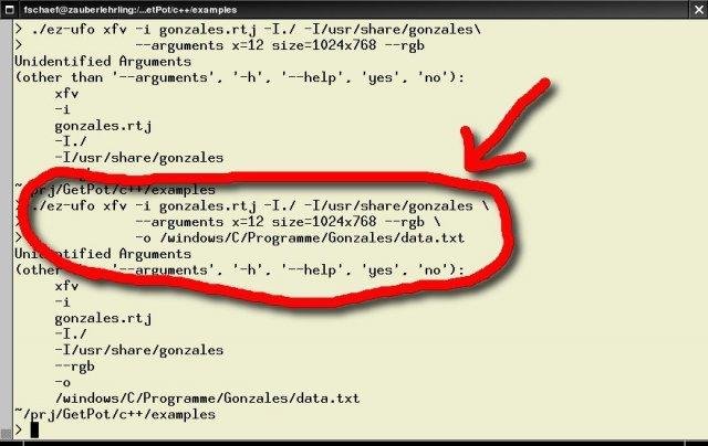 C++ Command Line Argument Processing