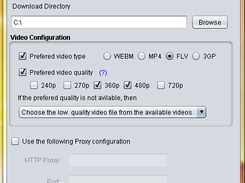 GetyouTubeVideo - Settings Window