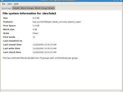 File system summary
