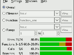 Summary window