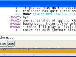 ggivnc connected to a VNC server on localhost.