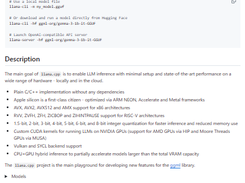 llama.cpp Screenshot 1