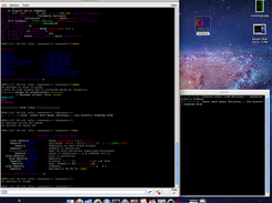 With a "communication window" on OSX Lion