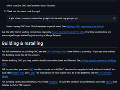 GHC (Glasgow Haskell Compiler) Screenshot 1