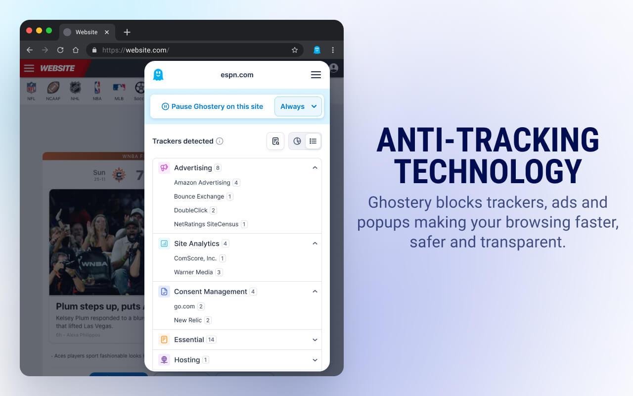 Ghostery Tracker & Ad Blocker Reviews in 2026