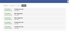 Track ran scripts
