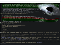 Ghostty Blackhole Screenshot 1
