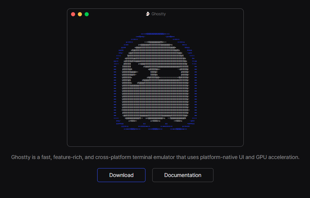Ghostty Screenshot 1