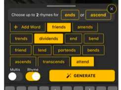 GhostWriter AI Lyrics Screenshot 1