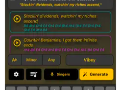 GhostWriter AI Lyrics Screenshot 1