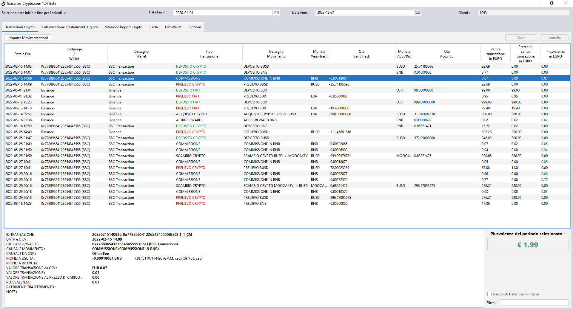 Giacenze Crypto download | SourceForge.net