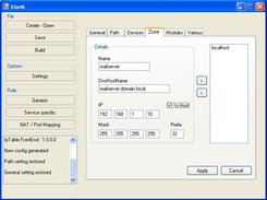 from general setting you can customize your net layout