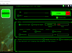 GiDDOS-HackSoftware 3.0 Interface
