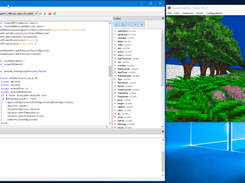 Example of game being coded using Gideros