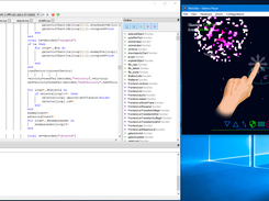 Example of game being coded using Gideros
