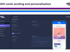 On the Gift Giving page of giftmall business account, you can send gifts within minutes, schedule delivery of a gift on a specific date, personalise your greetings and check order history.