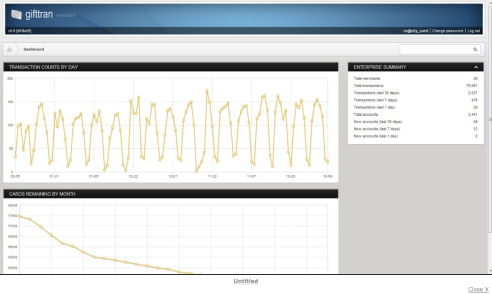 GiftTran Manager Screenshot 1