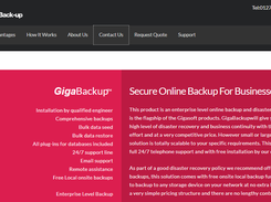 GigaBackup Screenshot 1