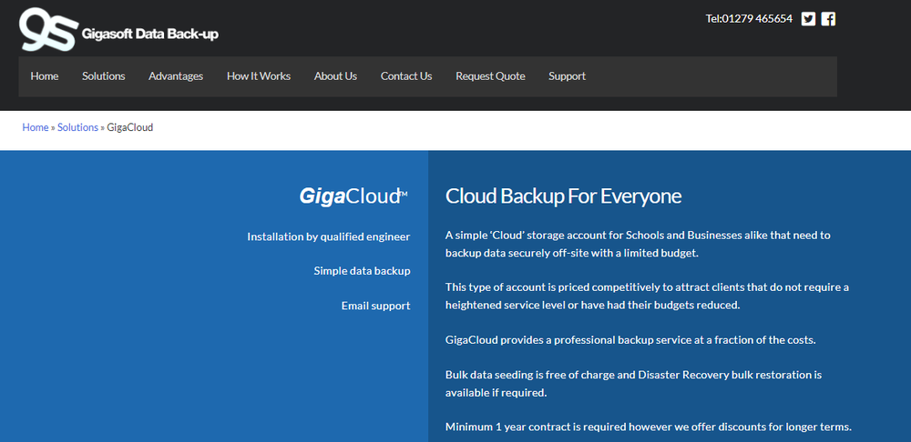 GigaCloud Screenshot 1