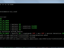 Gigaset Elements command line interface Screenshot 2