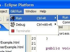 Menus are simplified (quick run and debug)
