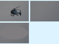 Another example: Helicopter with naive and gradient removal