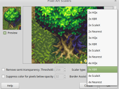 GIMP Plugin Pixel Art Scalers Screenshot 1