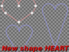 Shape heart