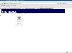 Site managment menu