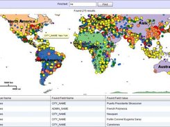 Find function of Map Service in Flex