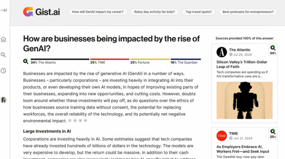 Gist.ai Screenshot 1