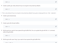 Gist.vim Screenshot 1