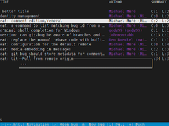 git-bug Screenshot 1
