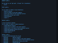 git-delete-merged-branches Screenshot 1