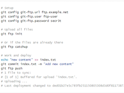 Git-FTP Screenshot 1