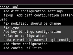 Git Interactive Rebase Tool Screenshot 1