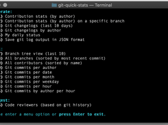 GIT quick statistics Screenshot 1
