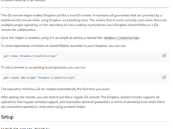 git-remote-dropbox Screenshot 1