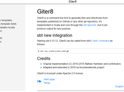 Giter8 Screenshot 1
