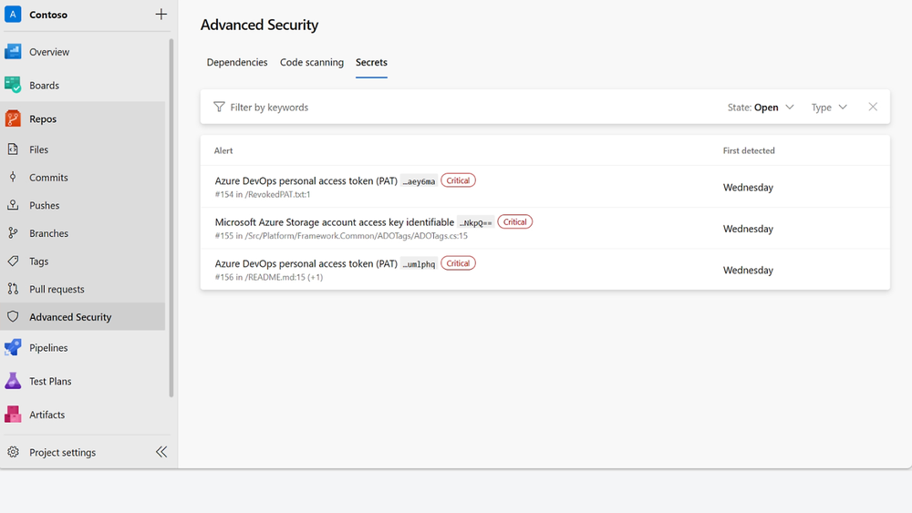 GitHub Advanced Security for Azure DevOps Screenshot 1