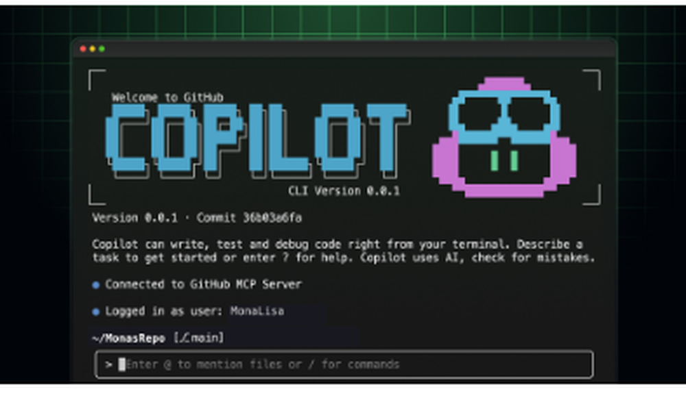 GitHub Copilot CLI Screenshot 1
