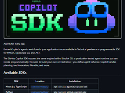 GitHub Copilot SDK Screenshot 1