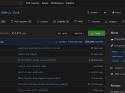 GitHub Dark Screenshot 1