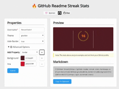 Github Readme Streak Stats Screenshot 1