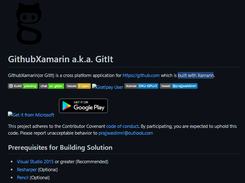GithubXamarin Screenshot 1