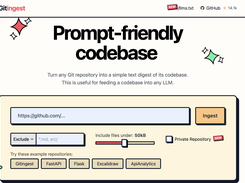 Gitingest Screenshot 1