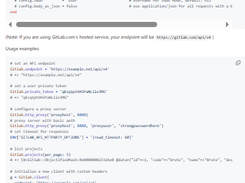 Gitlab CLI Screenshot 1