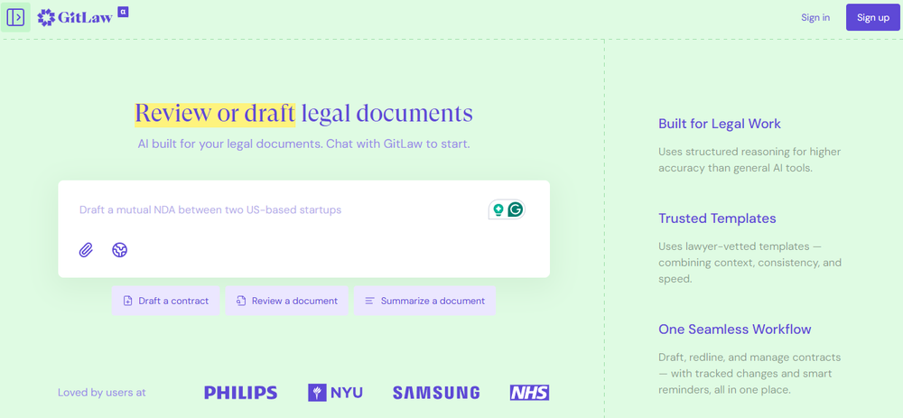 GitLaw Screenshot 1