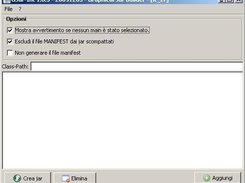 GJar main window for IT locale