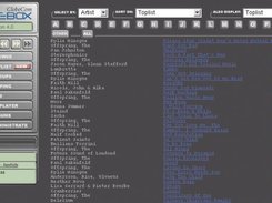 Metal theme showing basic browsing and toplist view